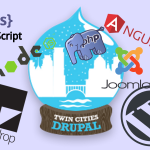 Collage of open source logos